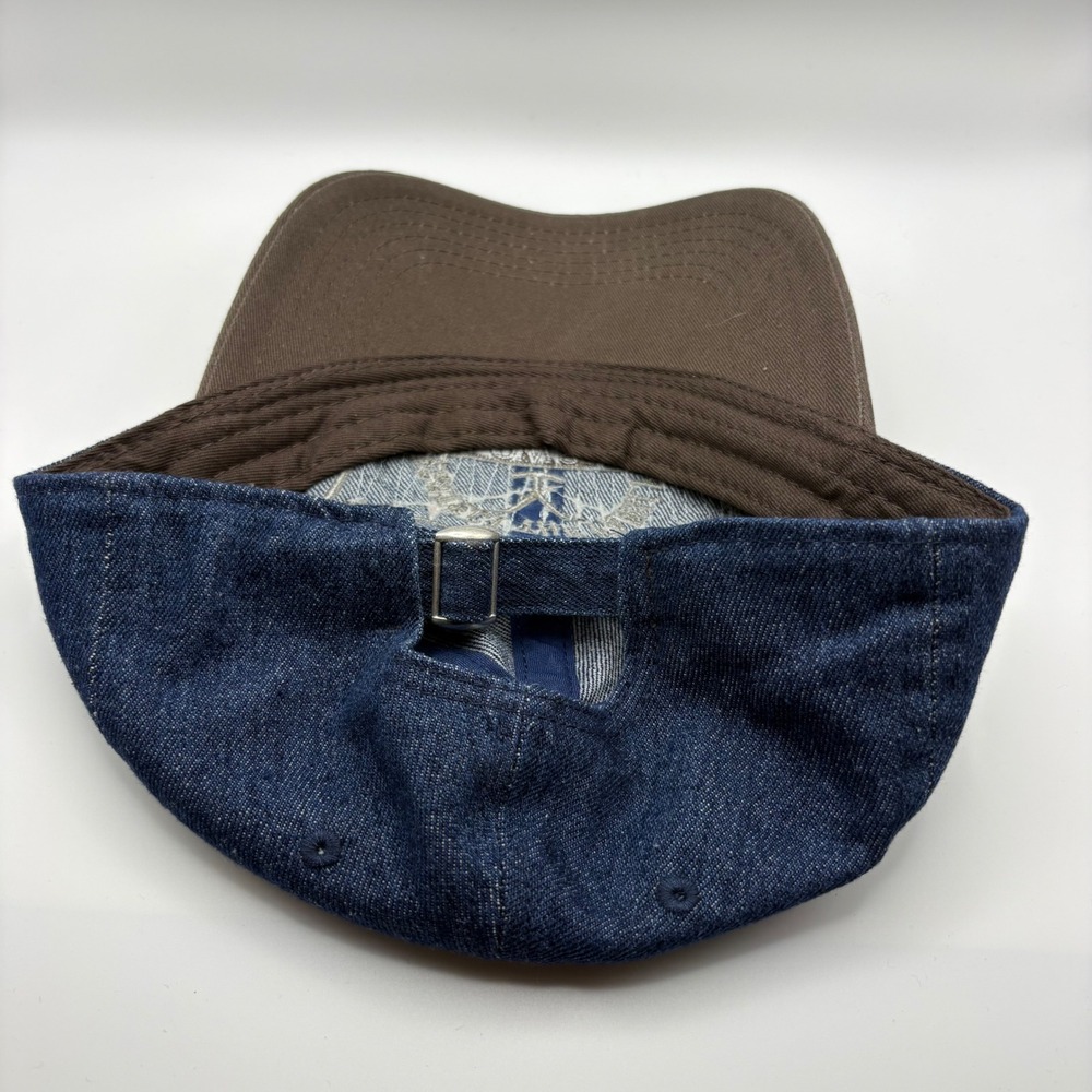 Yellowstone TV Show Denim Baseball Cap Hat Protect The Family Dutton Ranch Blue - Picture 3 of 5